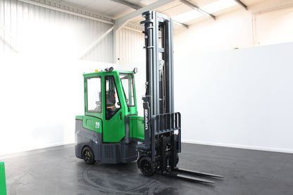 Mima mj20 Full Cab electric articulated forklift | 2t capacity, vna, lithium battery