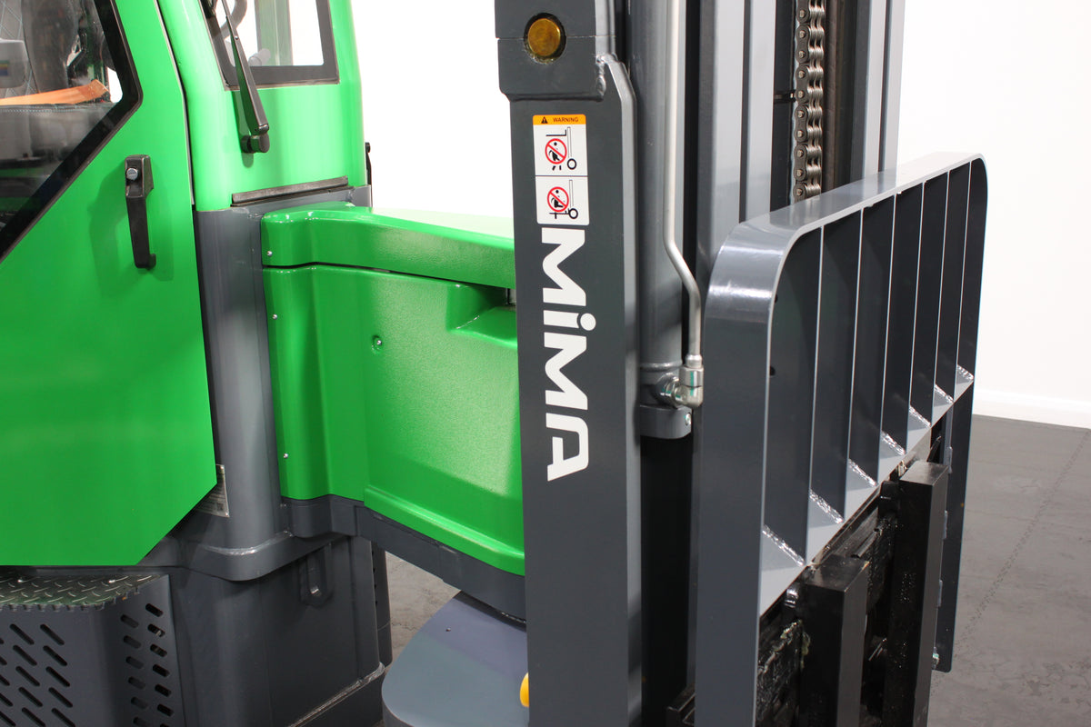 Mima mj20 Full Cab electric articulated forklift | 2t capacity, vna, lithium battery