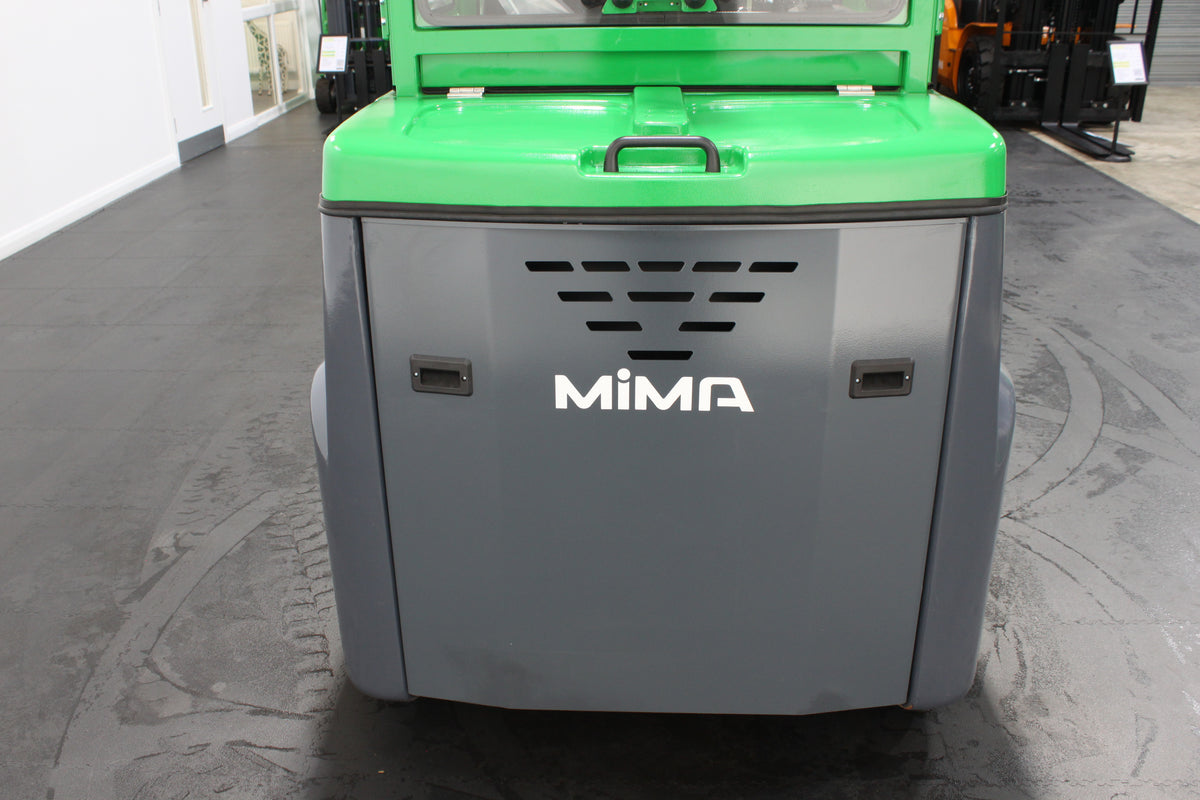 Mima mj20 Full Cab electric articulated forklift | 2t capacity, vna, lithium battery