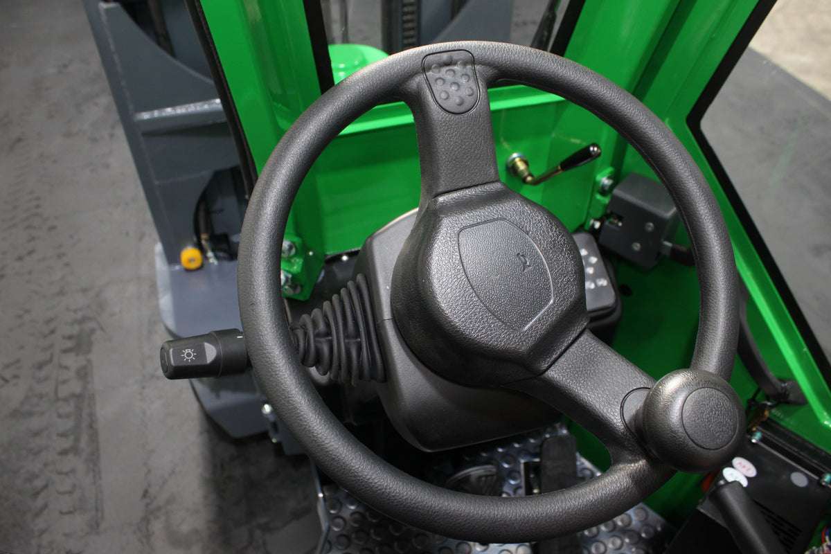 Mima mj20 Full Cab electric articulated forklift | 2t capacity, vna, lithium battery
