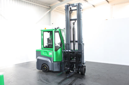 Mima mj20 Full Cab electric articulated forklift | 2t capacity, vna, lithium battery
