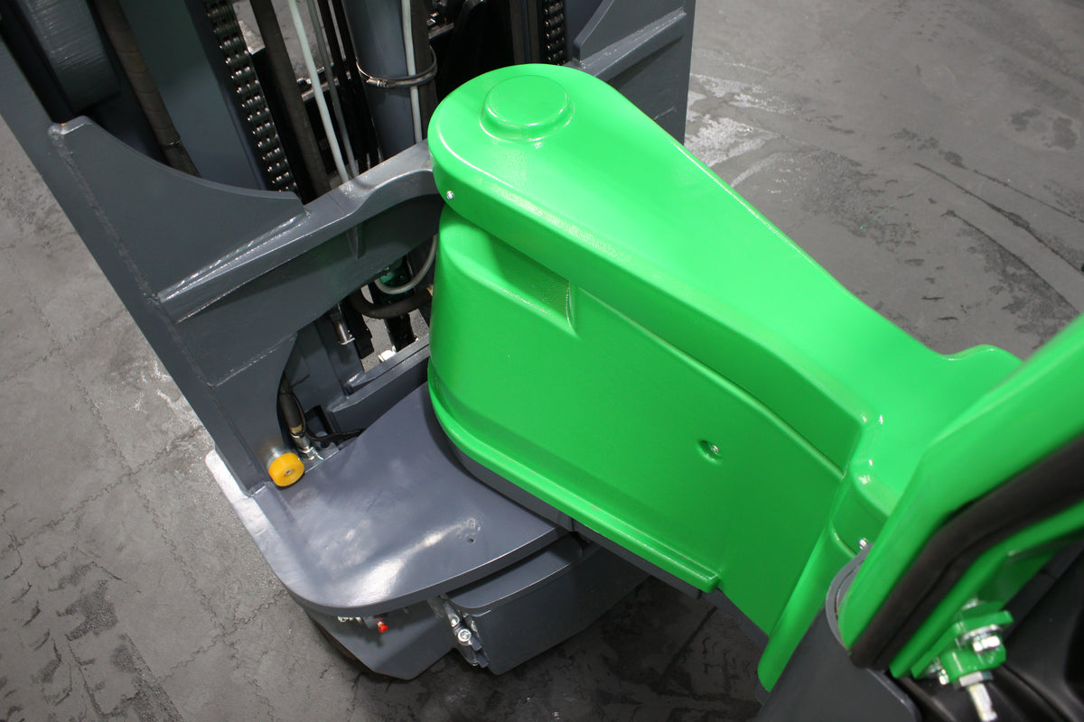 Mima mj20 Full Cab electric articulated forklift | 2t capacity, vna, lithium battery