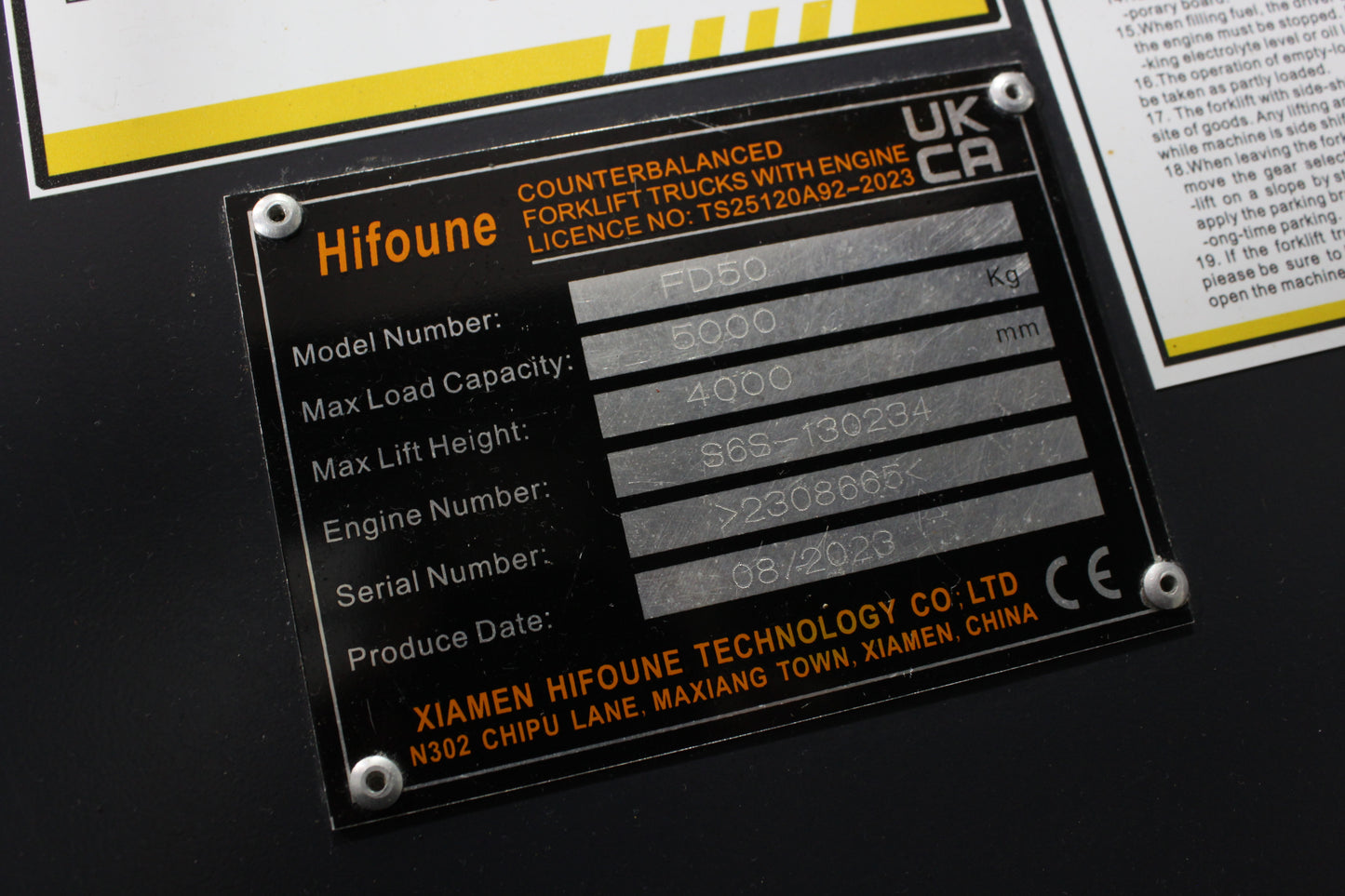 HIFOUNE FD50 - Full Cab