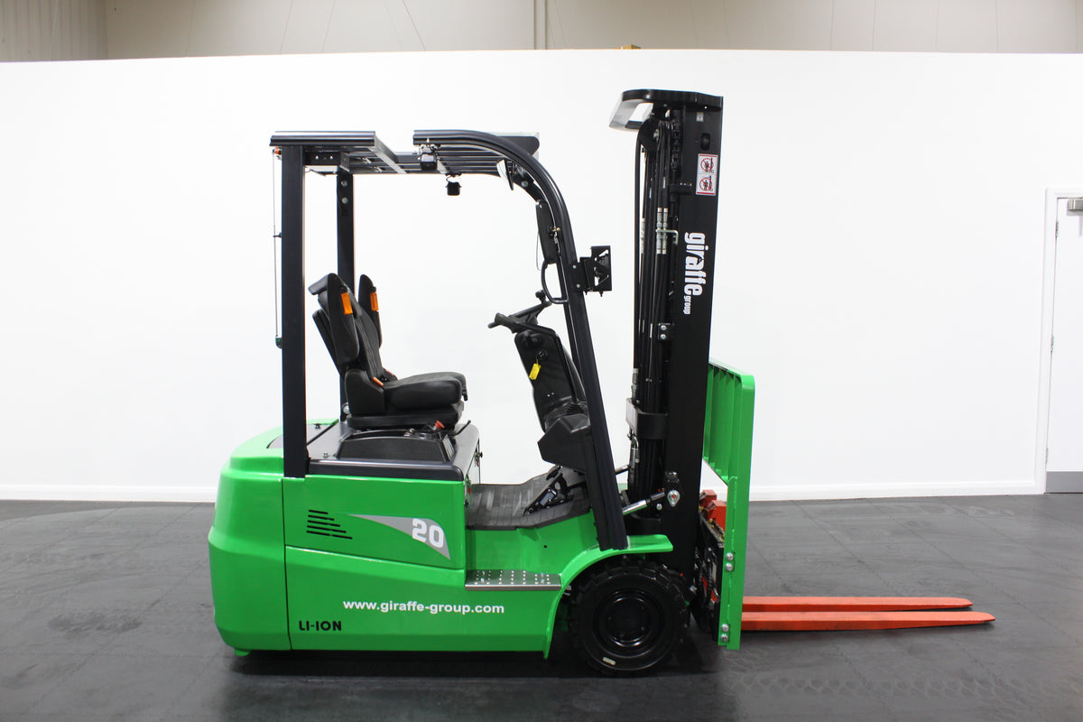 giraffe GBL20 2T Lithium Electric 3-Wheel Forklift | Fast Charging, Zero Emissions