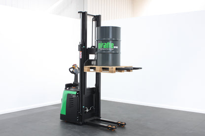 giraffe GES16P-30  Stand-on Powered Stacker – 1,600kg Capacity | Lithium-Ion Electric