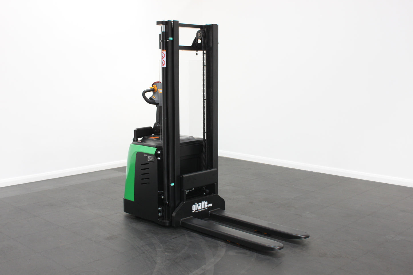giraffe GES16P-30  Stand-on Powered Stacker – 1,600kg Capacity | Lithium-Ion Electric