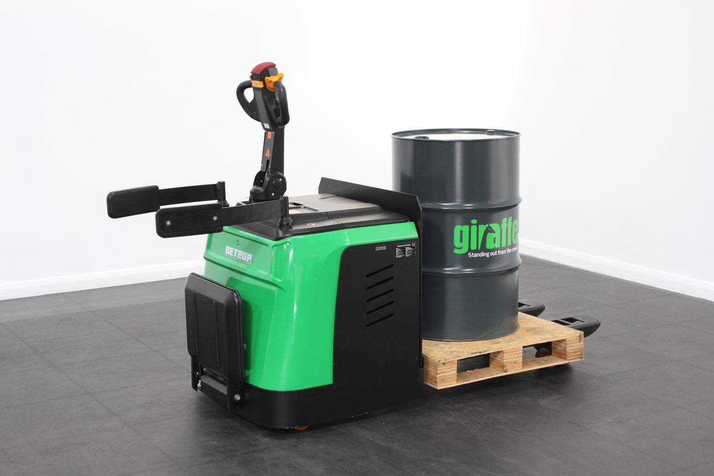 giraffe GET20P Stand-on Pallet truck– 2,000kg Capacity | Lithium-Ion Electric